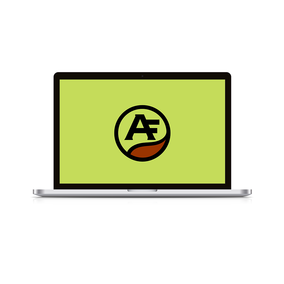 Asuntha Fleming portfolio mockup displayed on a laptop screen.