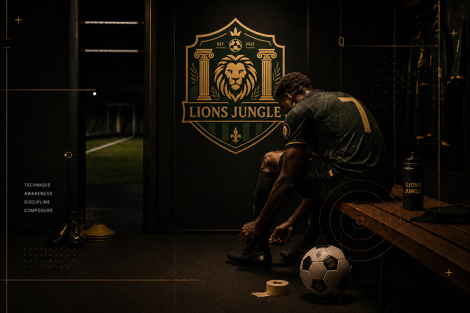 Lions Jungle Football Club website